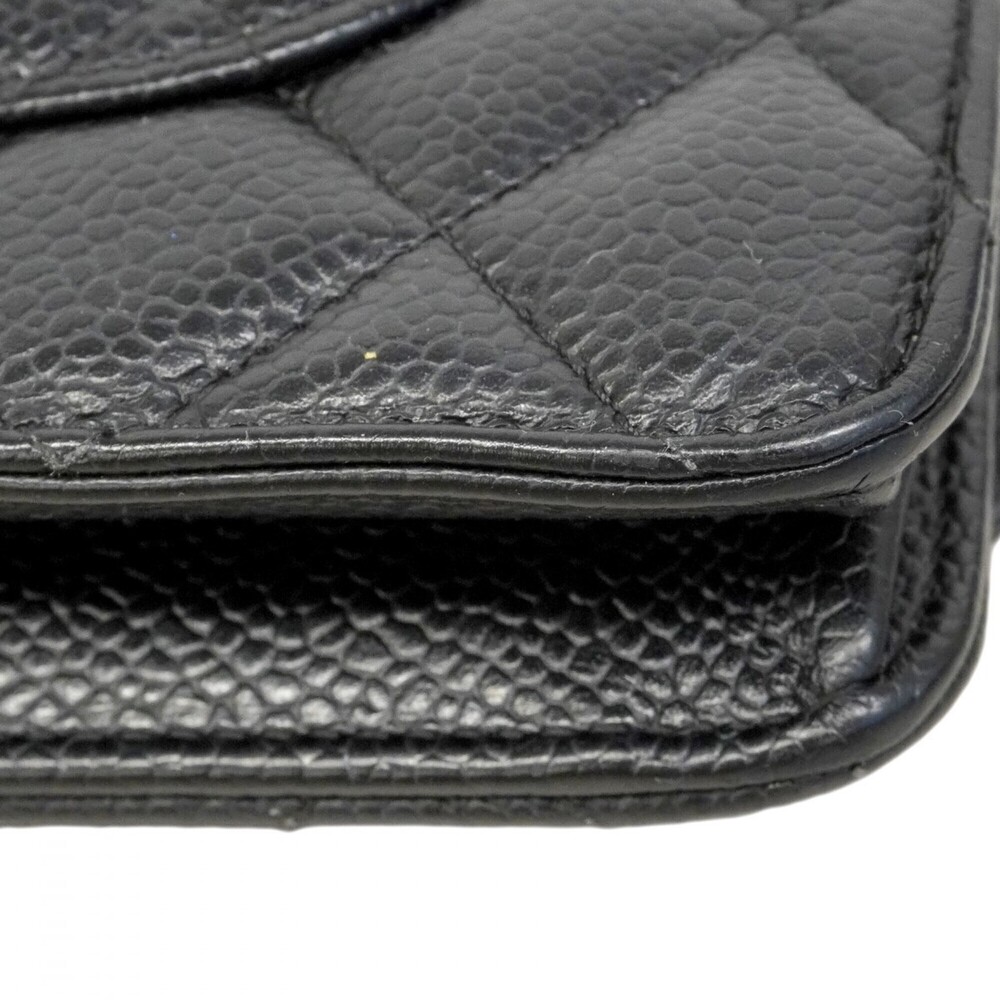 CHANEL Black Caviar Leather Wallet - Picture 6 of 11